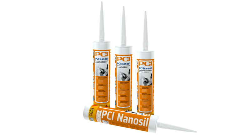 Oranger und Weißer Elastischer Dichtstoff Kartusche